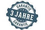 Hersteller-Garantie: 3 Jahre Hersteller-Garantie: 3 Jahre